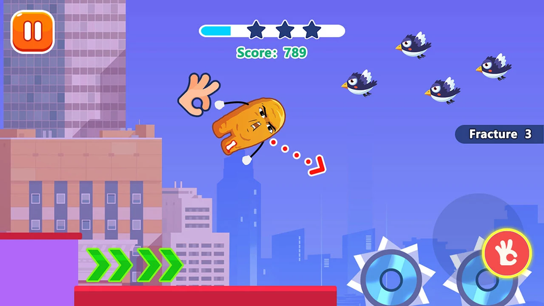 Bounce Hero-Block Hops - Gameplay image of android game