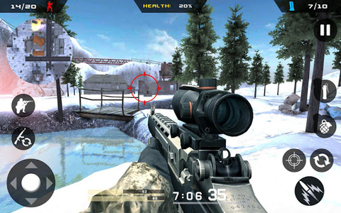 Winter Mountain Sniper - Modern Shooter Combat - Gameplay image of android game