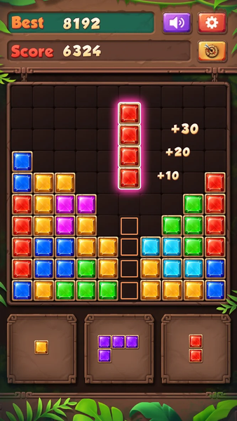 Block Puzzle - Jewel Crush - Gameplay image of android game