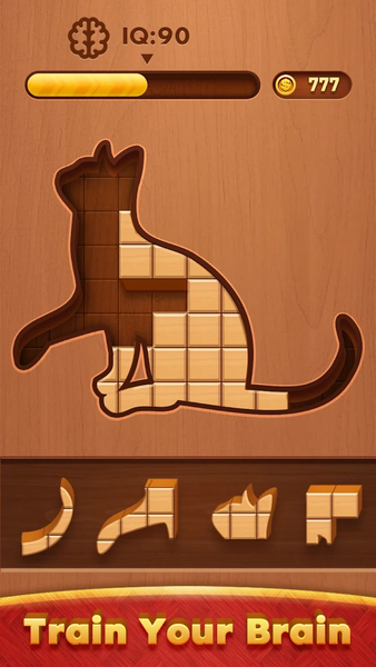 Block Puzzle: Wood Jigsaw Game - Gameplay image of android game