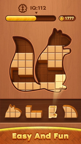 Block Puzzle: Wood Jigsaw Game - Gameplay image of android game