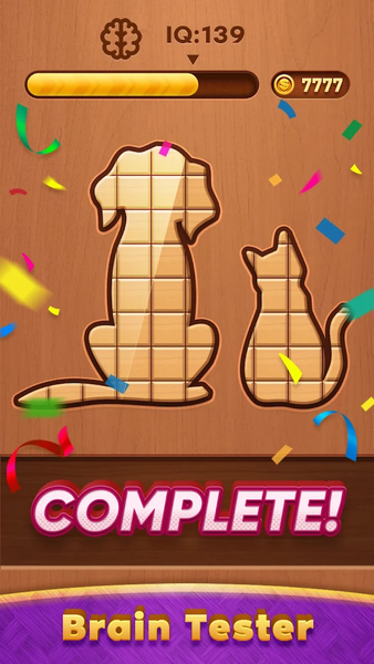 Block Puzzle: Wood Jigsaw Game - Gameplay image of android game