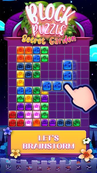 Block Puzzle - secret garden - عکس بازی موبایلی اندروید