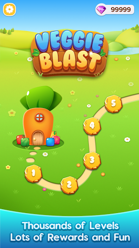 Veggie PopStar -Blast Game - Image screenshot of android app