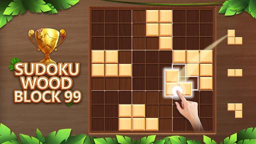 Sudoku Wood Block 99 - Gameplay image of android game
