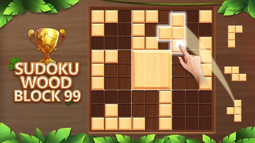 Sudoku Wood Block 99 - Gameplay image of android game