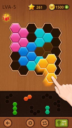 Hexa - Jigsaw Puzzles - Gameplay image of android game