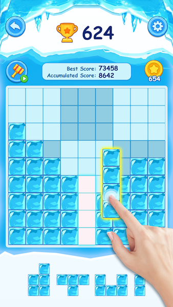 Classical Ice Blocks Puzzle - عکس بازی موبایلی اندروید