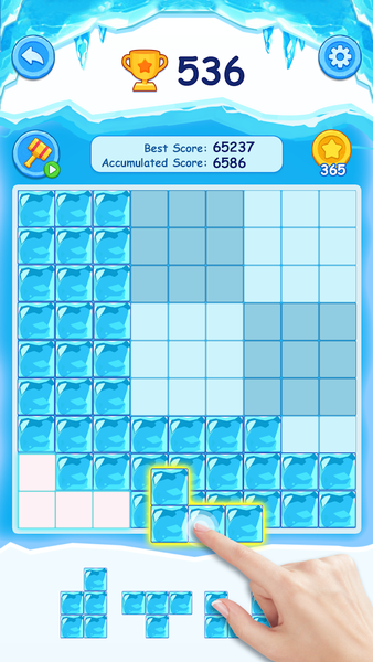 Classical Ice Blocks Puzzle - عکس بازی موبایلی اندروید