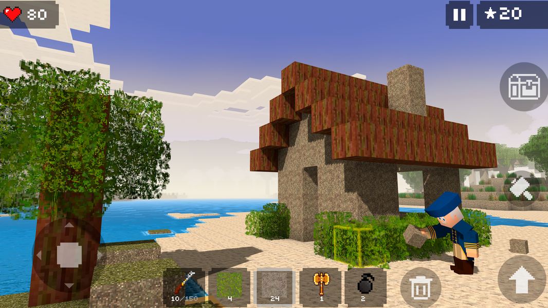 Blocky Craft: craft games - Gameplay image of android game