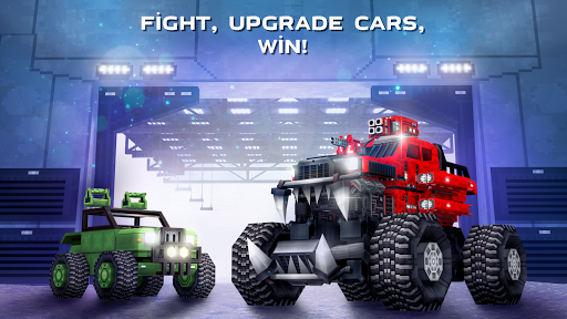 Blocky Cars online games - Gameplay image of android game