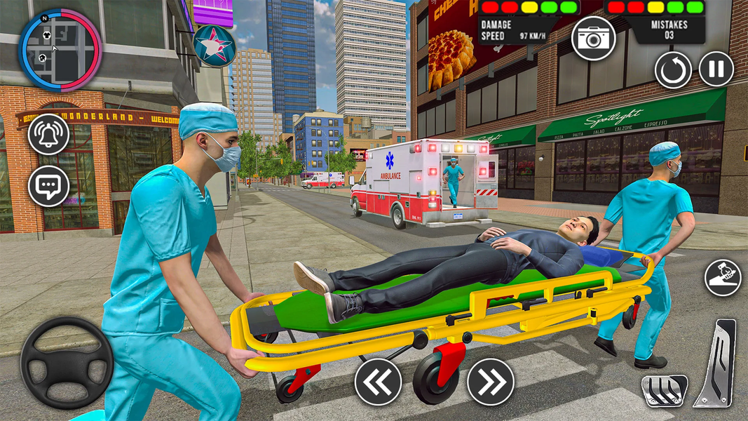 Ambulance Rescue:Hospital Game - عکس بازی موبایلی اندروید