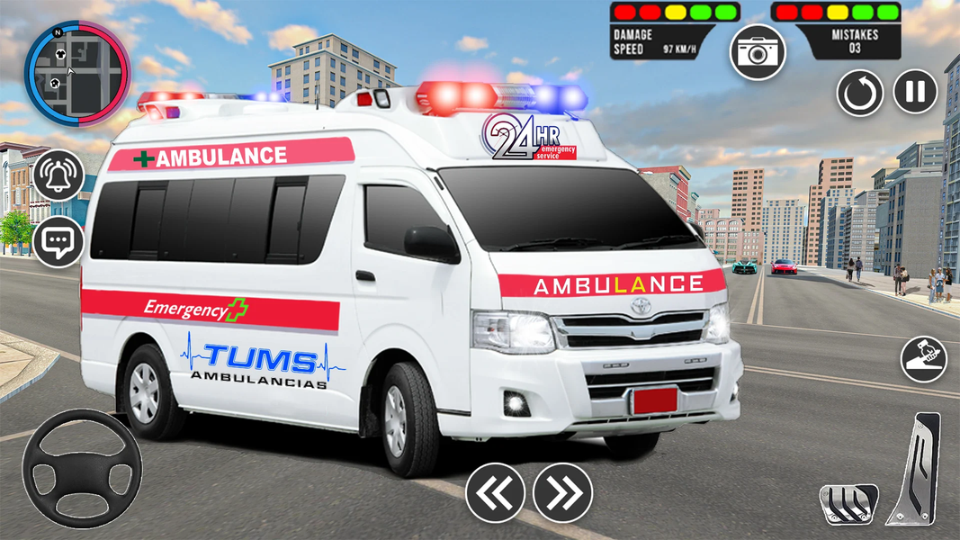 Ambulance Rescue:Hospital Game - Gameplay image of android game