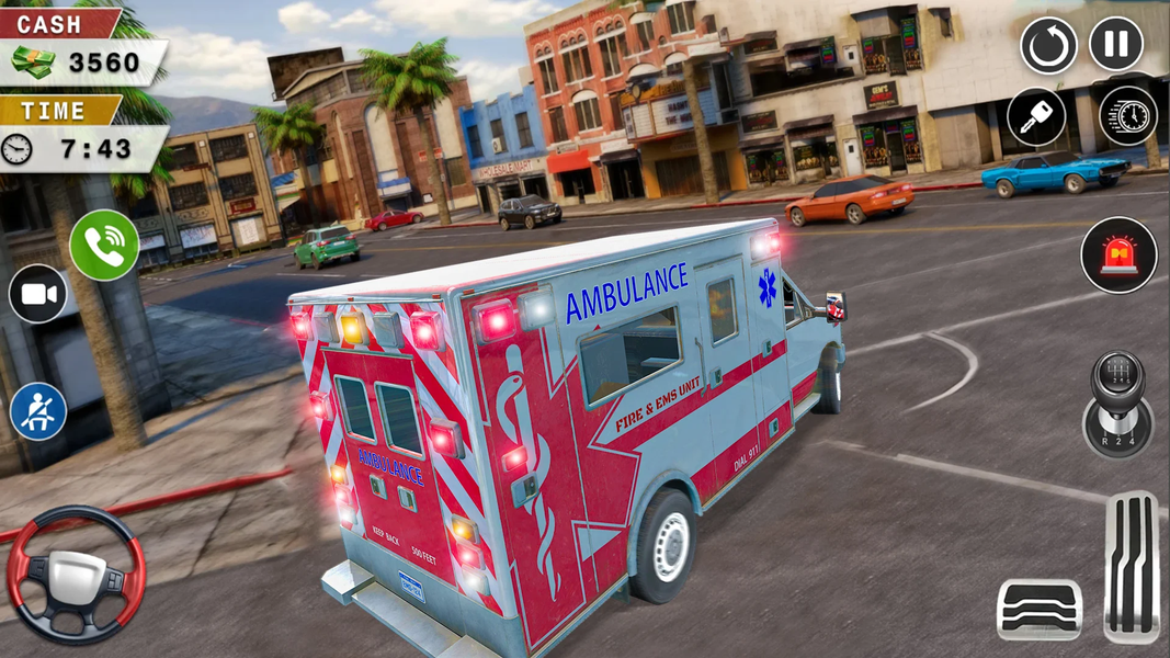 Ambulance Rescue:Hospital Game - Gameplay image of android game