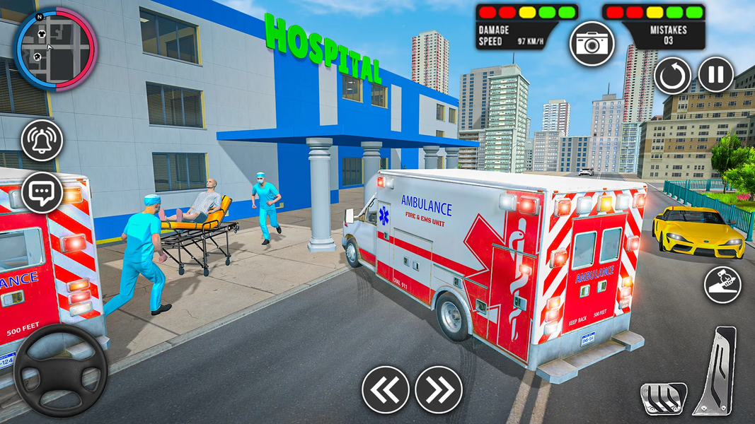 Ambulance Rescue:Hospital Game - عکس بازی موبایلی اندروید