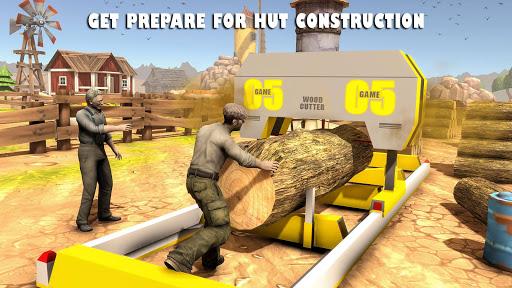 JCB Game Wood House Builder - Gameplay image of android game