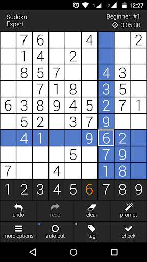 Sudoku Expert - Gameplay image of android game