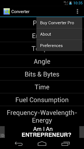Converter - Image screenshot of android app