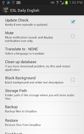 ESL Daily English - عکس برنامه موبایلی اندروید