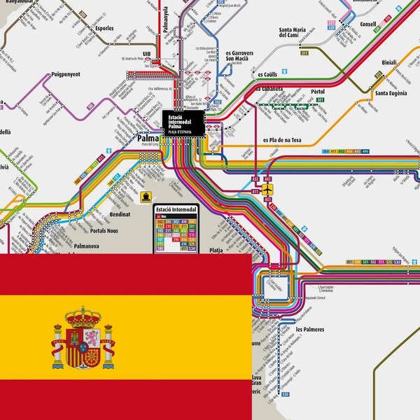 Mallorca Bus Travel Guide - Image screenshot of android app