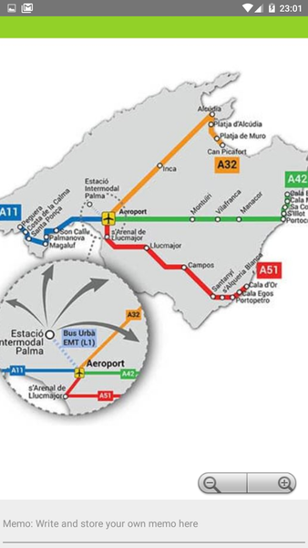Mallorca Bus Travel Guide - Image screenshot of android app