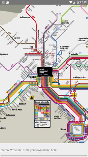 Mallorca Bus Travel Guide - Image screenshot of android app