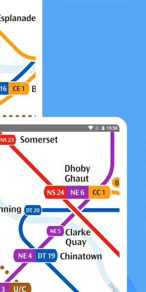SINGAPORE METRO & TRAVEL GUIDE - عکس برنامه موبایلی اندروید