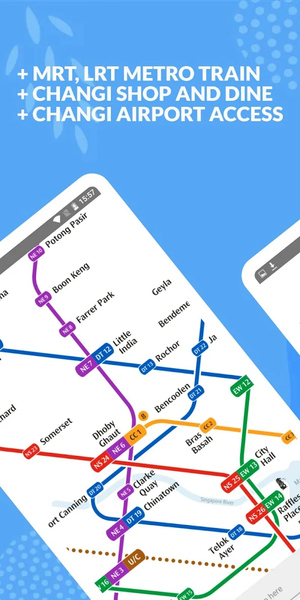 SINGAPORE METRO & TRAVEL GUIDE - Image screenshot of android app