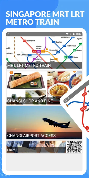 SINGAPORE METRO & TRAVEL GUIDE - Image screenshot of android app