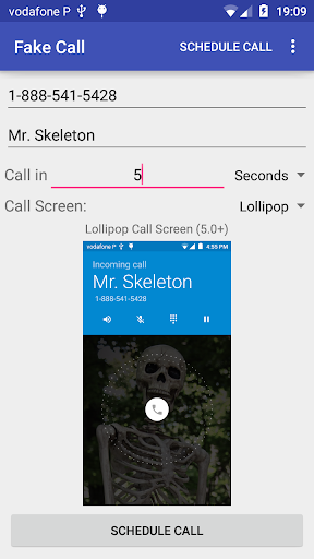 Fake Call - Image screenshot of android app