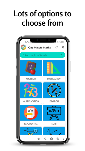 One Minute Math – Fun & Fast - عکس برنامه موبایلی اندروید