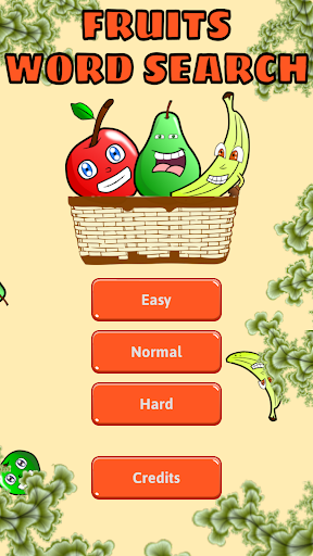 Fruits Word Search - Gameplay image of android game