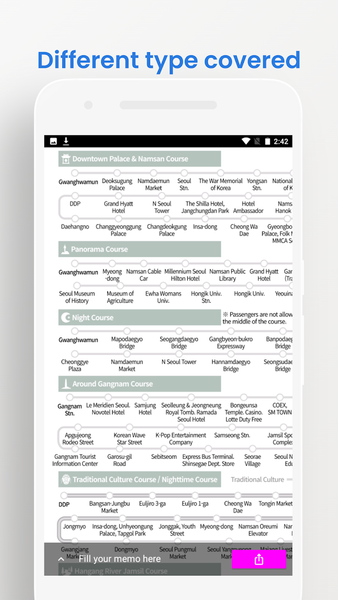 Seoul Metro Map Tourist Guide - Image screenshot of android app