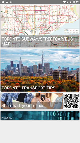 TORONTO SUBWAY BUS MAP OFFLINE - Image screenshot of android app