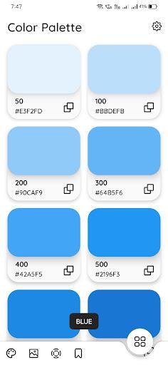 Color Palette - Image screenshot of android app