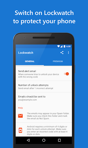 Lockwatch - Thief Catcher - Image screenshot of android app