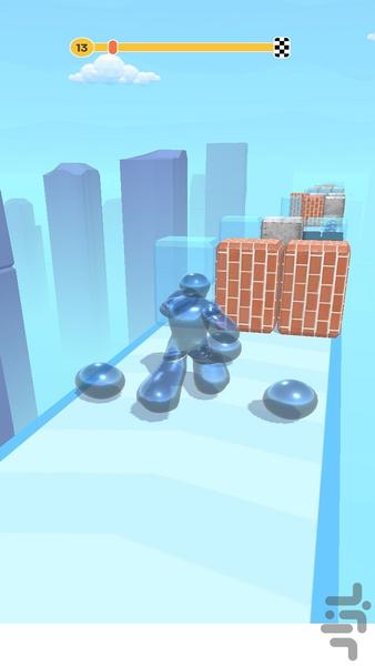 بلاب مستر سه بعدی - Gameplay image of android game