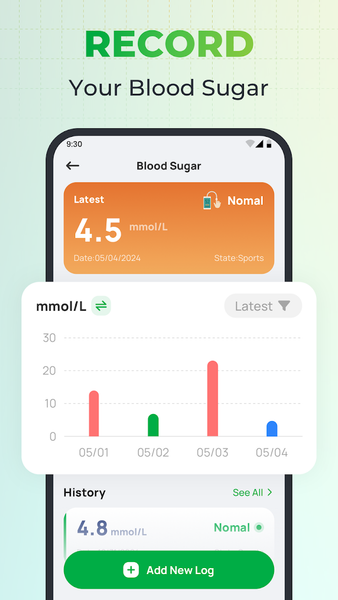 Blood Pressure App - عکس برنامه موبایلی اندروید