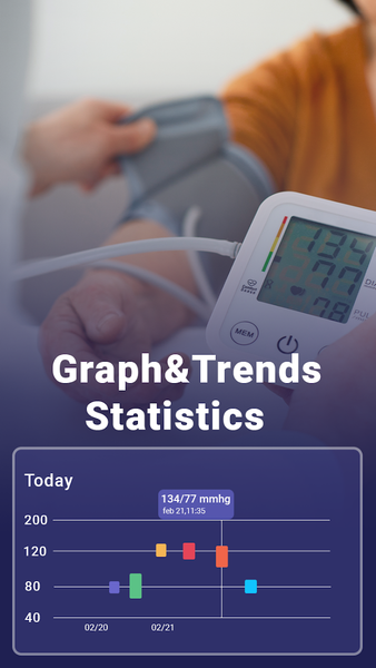 Blood Pressure Monitor - (BP) - عکس برنامه موبایلی اندروید