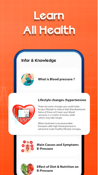 Blood Pressure: BP Tracker - عکس برنامه موبایلی اندروید