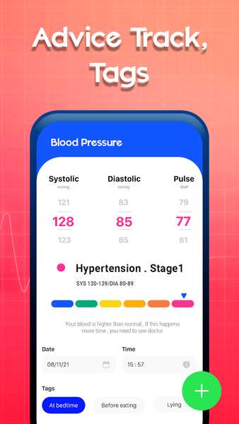 Blood Pressure: BP Tracker - Image screenshot of android app