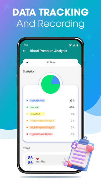 Blood Sugar - Blood Pressure - عکس برنامه موبایلی اندروید
