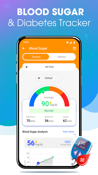 Blood Sugar - Image screenshot of android app