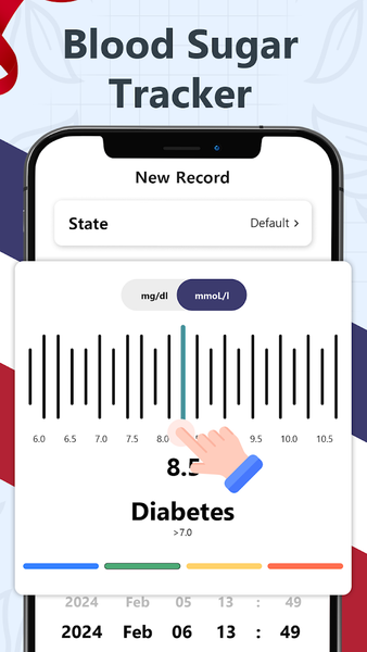 Blood Sugar: Diabetes Tracker - Image screenshot of android app