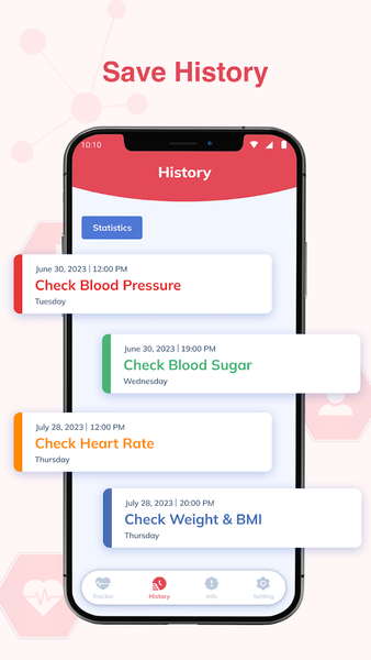 Blood Pressure App: Bp Log - عکس برنامه موبایلی اندروید