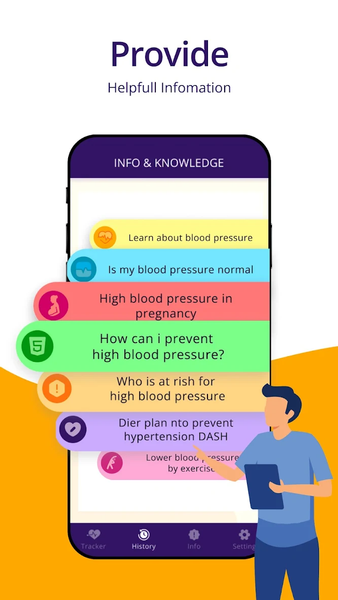 Blood Pressure Tracker: Bp Log - عکس برنامه موبایلی اندروید