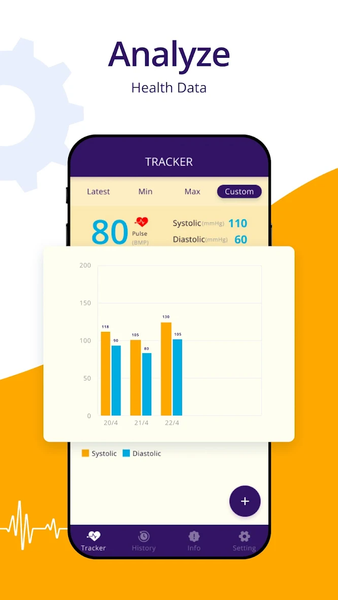 Blood Pressure Tracker: Bp Log - Image screenshot of android app