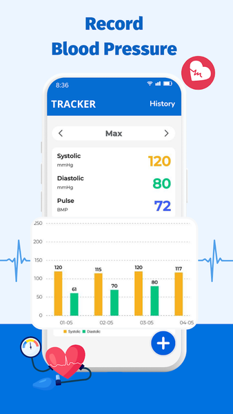 Blood Pressure Pro: BP Tracker - Image screenshot of android app