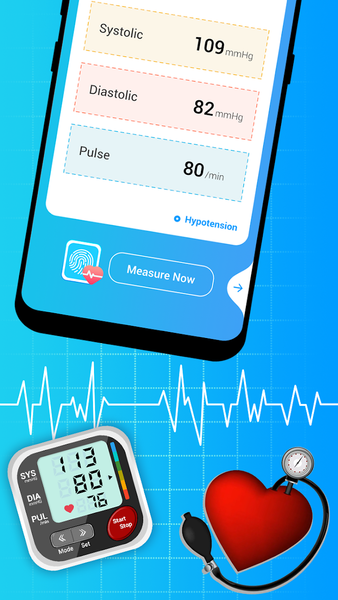 Daily Blood Pressure Lite - Image screenshot of android app