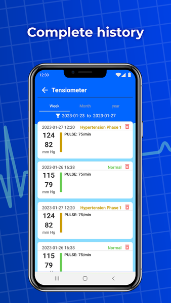 Blood Pressure App: Bp Monitor - Image screenshot of android app